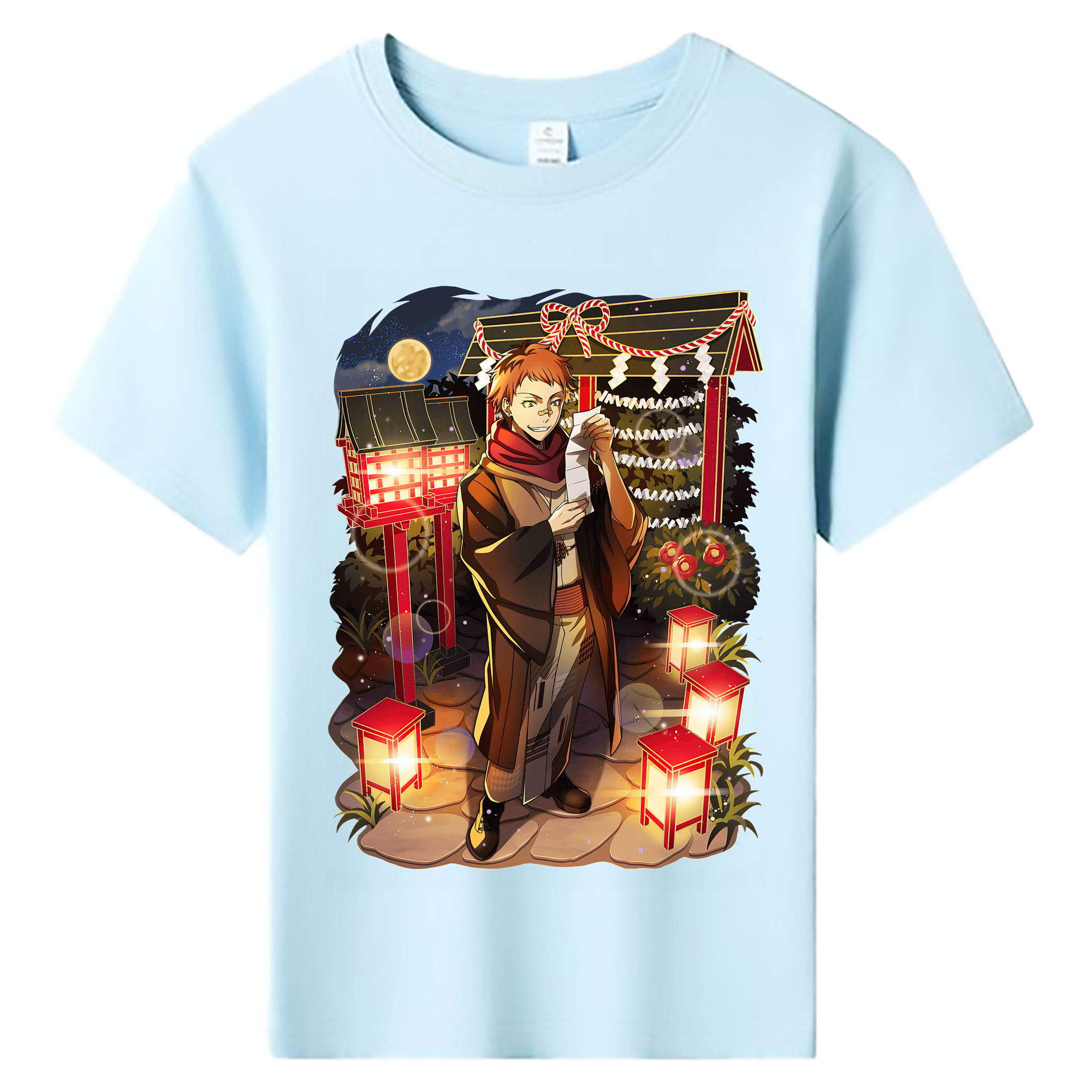 （画像用） 文豪ストレイドッグス Bungo Stray Dogs 綿100％キッズTシャツ（フロントプリント）